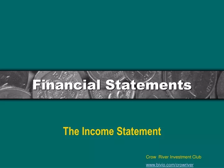 financial statements