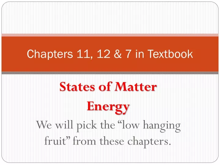chapters 11 12 7 in textbook
