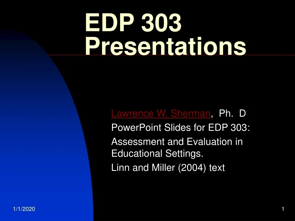Trends and Issues in Educational Testing and Assessment - slide 1
