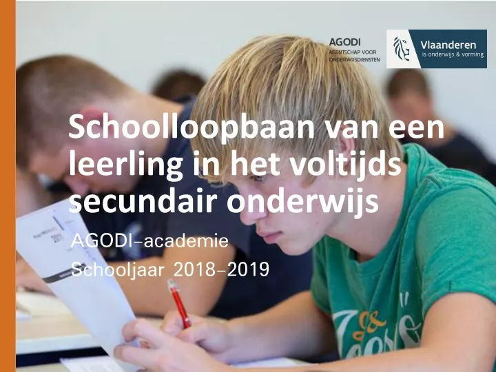 schoolloopbaan van een leerling in het voltijds secundair onderwijs