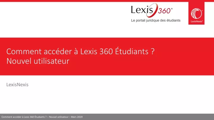 comment acc der lexis 360 tudiants nouvel utilisateur