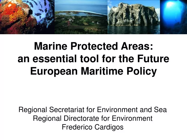 marine protected areas an essential tool for the future european maritime policy