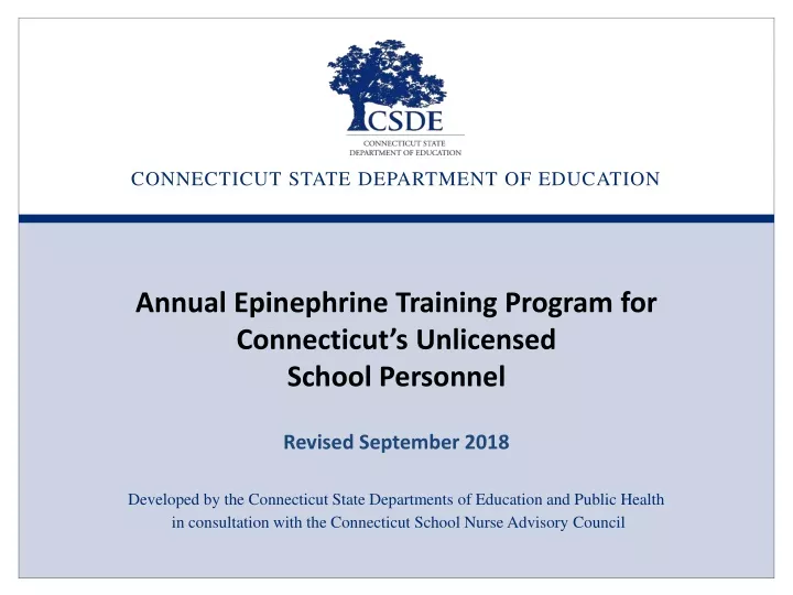 connecticut state department of education
