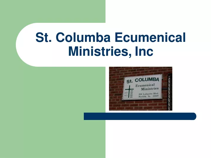 st columba ecumenical ministries inc