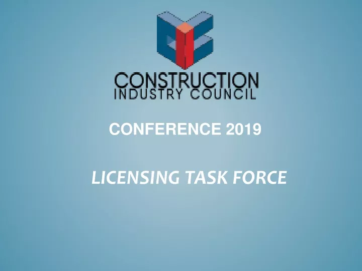 licensing task force