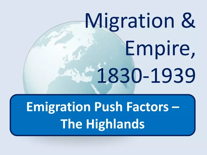 migration empire 1830 1939