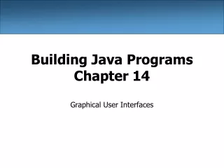 Building Java Programs Chapter 14