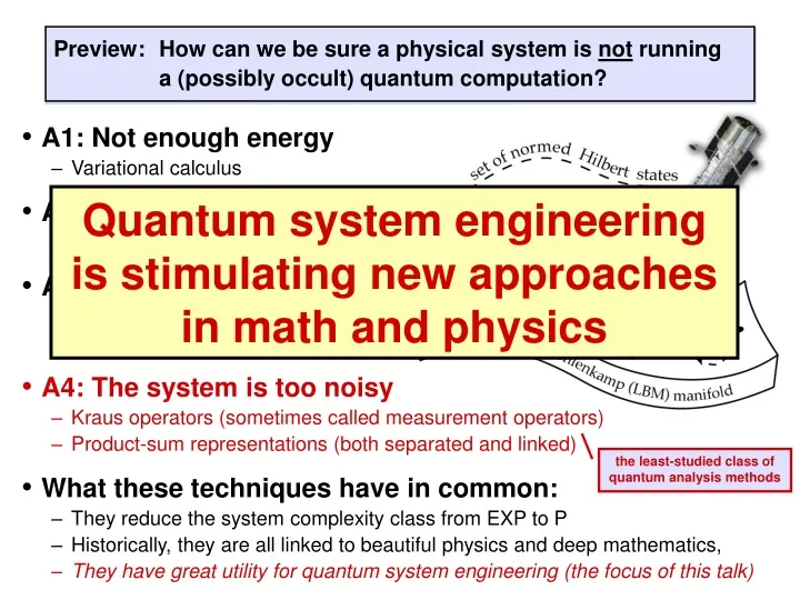 preview how can we be sure a physical system