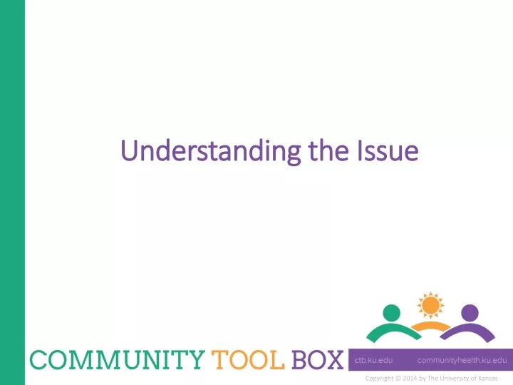 understanding the issue