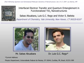 Interfacial Electron Transfer and Quantum Entanglement in Functionalized TiO 2  Nanostructures
