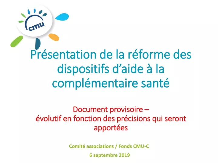 comit associations fonds cmu c 6 septembre 2019