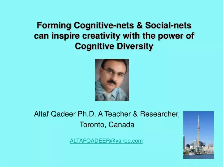 forming cognitive nets social nets can inspire creativity with the power of cognitive diversity