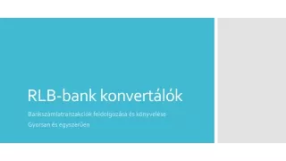 RLB-bank konvertálók