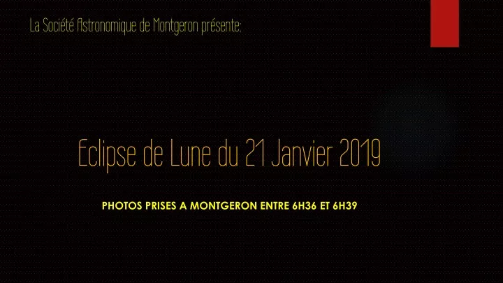 eclipse de lune du 21 janvier 2019