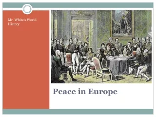 Peace in Europe