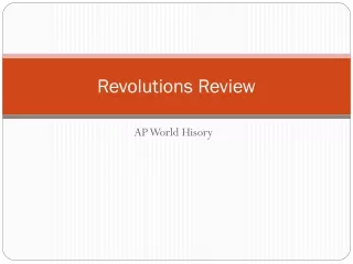 Revolutions Review