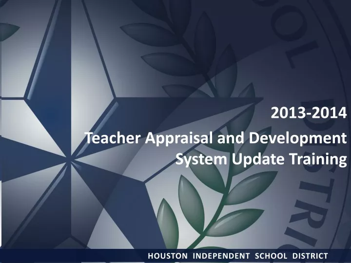 2013 2014 teacher appraisal and development