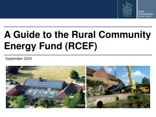 A Guide to the Rural Community Energy Fund (RCEF)