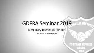 GDFRA Seminar 2019