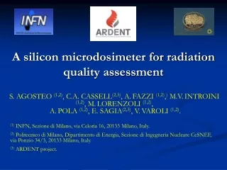 A silicon microdosimeter for radiation quality assessment