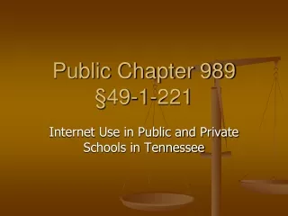 Public Chapter 989 §49-1-221