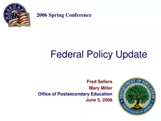 Federal Policy Update