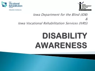 DISABILITY AWARENESS