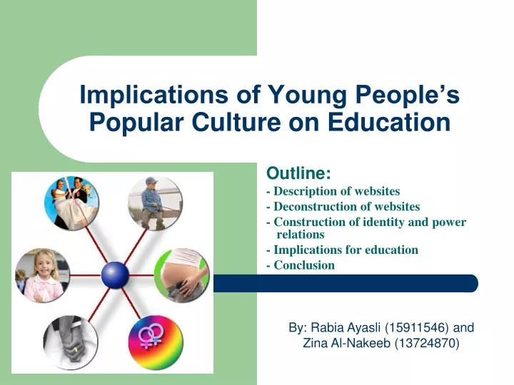 implications of young people s popular culture on education