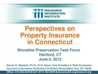 Perspectives on Property Insurance in Connecticut