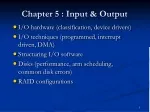 Introduction to Input & Output: Hardware and Techniques - slide 1