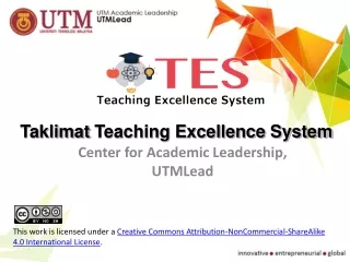 Taklimat  Teaching Excellence System