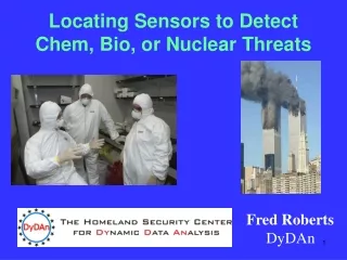 Locating Sensors to Detect Chem, Bio, or Nuclear Threats