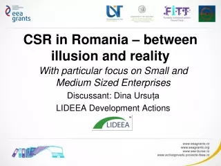CSR in Romania – between illusion and reality