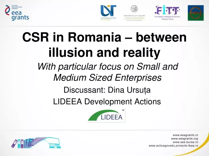 csr in romania between illusion and reality