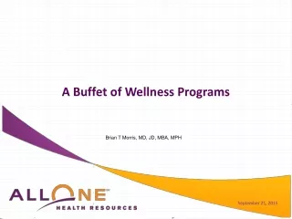 A Buffet of Wellness Programs