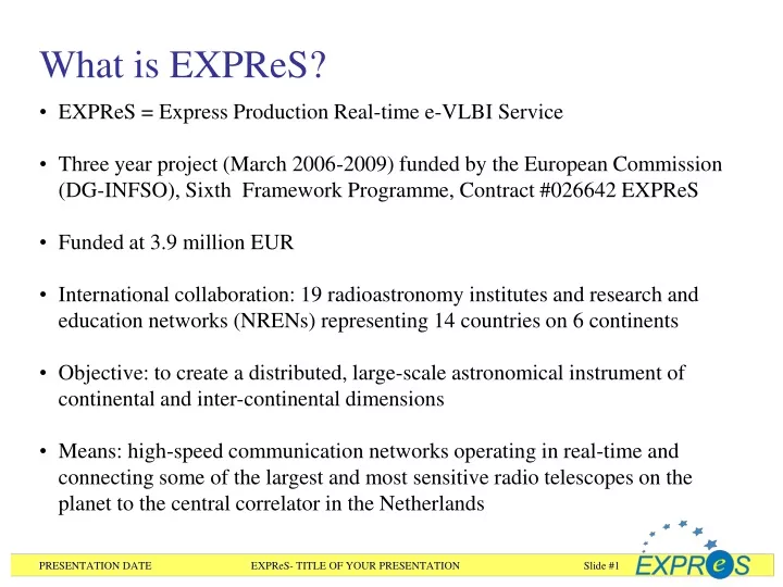 what is expres