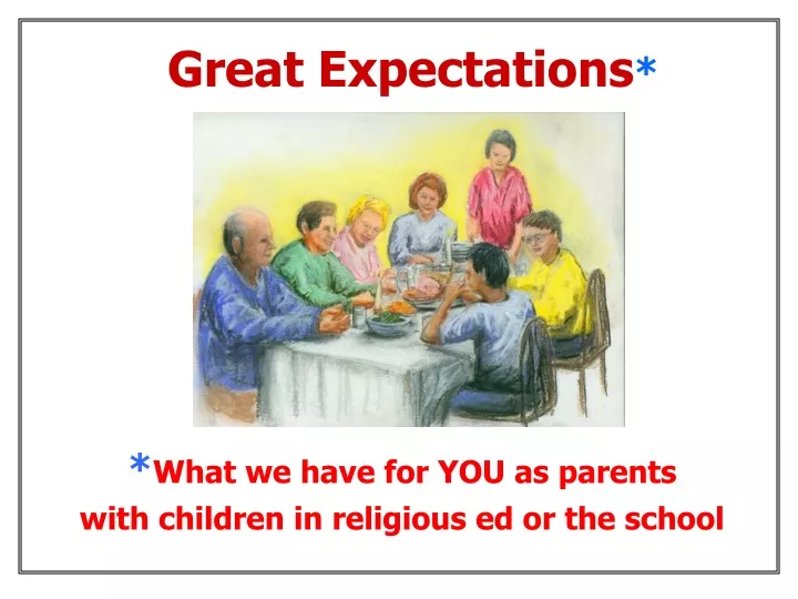 what we have for you as parents with children in religious ed or the school