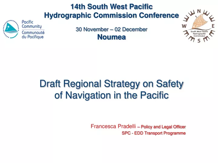 14th south west pacific hydrographic commission conference 30 november 02 december noumea
