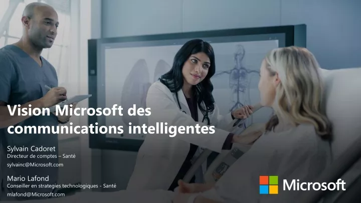 vision microsoft des communications intelligentes