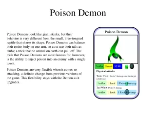 Poison Demon