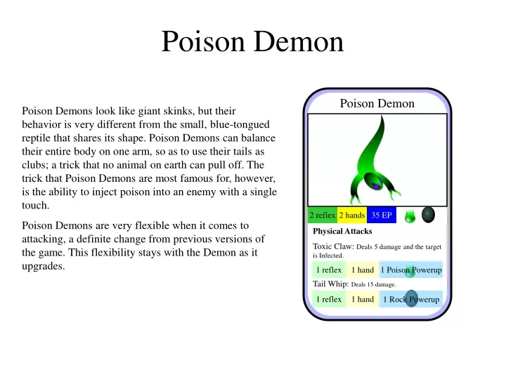 poison demon