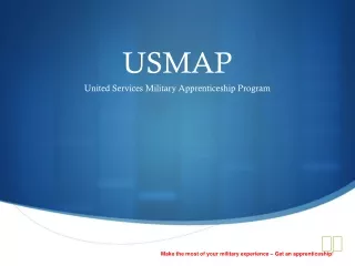 USMAP United Services Military Apprenticeship Program