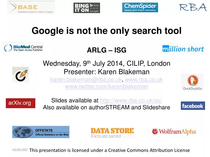 google is not the only search tool arlg