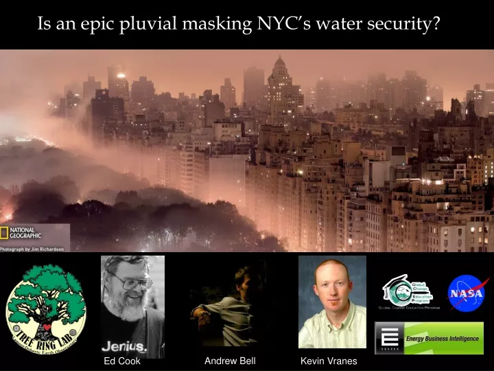 is an epic pluvial masking nyc s water security