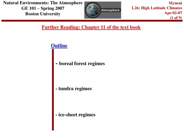 myneni l26 high latitude climates apr 02 07 1 of 9