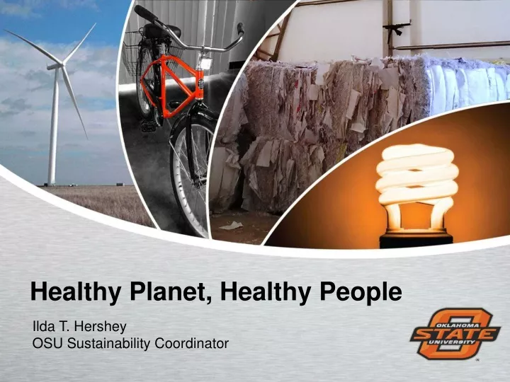 healthy planet healthy people