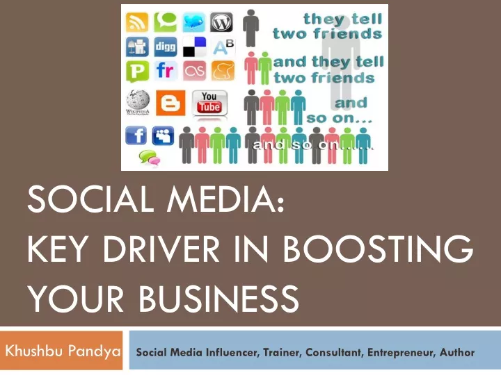 social media key driver in boosting your business