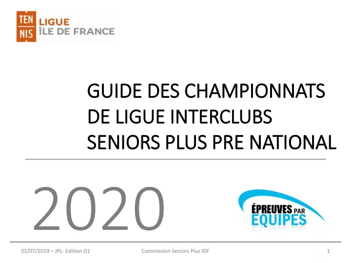 guide des championnats de ligu e interclubs