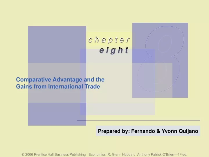 comparative advantage and the gains from international trade