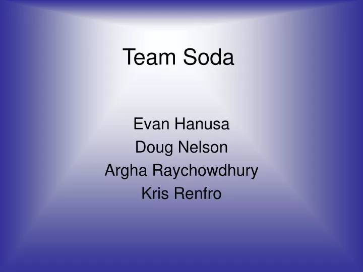 team soda